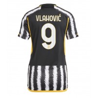 Juventus Dusan Vlahovic #9 Fußballbekleidung Heimtrikot Damen 2023-24 Kurzarm